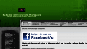 What Badaniatermowizyjne.info website looked like in 2016 (7 years ago)
