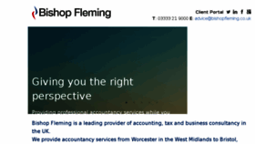 What Bishopfleming.co.uk website looked like in 2016 (7 years ago)