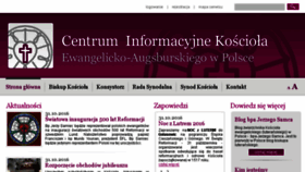 What Bik.luteranie.pl website looked like in 2016 (7 years ago)
