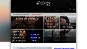 What Badchix.be website looked like in 2016 (7 years ago)