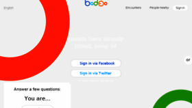 What Badoo.ca website looked like in 2016 (7 years ago)