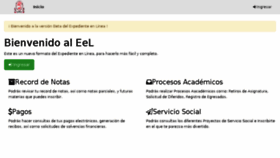 What Betaexpediente.ues.edu.sv website looked like in 2016 (7 years ago)