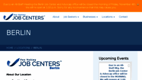 What Berlinjobcenter.com website looked like in 2016 (7 years ago)