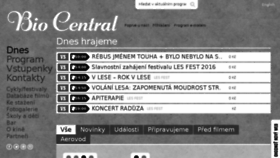 What Biocentral.cz website looked like in 2016 (7 years ago)
