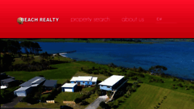 What Beachrealty.co.nz website looked like in 2016 (7 years ago)