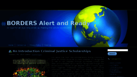 What Bordersalertandready.com website looked like in 2016 (8 years ago)