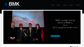 What Bmk-solutions.com website looked like in 2016 (7 years ago)