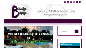 What Beautyandthebumpnyc.com website looked like in 2016 (7 years ago)