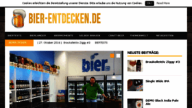 What Bier-entdecken.de website looked like in 2016 (7 years ago)