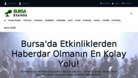 What Bursaetkinlik.com website looked like in 2016 (7 years ago)