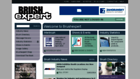 What Brushexpert.co.uk website looked like in 2016 (7 years ago)