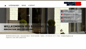 What Berdingbeton.de website looked like in 2016 (7 years ago)