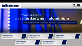 What Brokelmann.pl website looked like in 2016 (7 years ago)