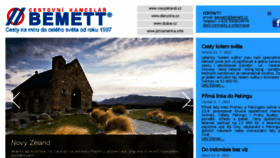 What Bemett.cz website looked like in 2016 (7 years ago)