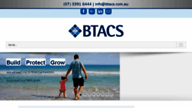 What Btacs.com.au website looked like in 2016 (7 years ago)