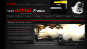 What Bandit-securite.com website looked like in 2016 (7 years ago)