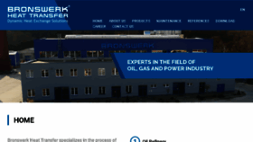 What Bronswerk.cz website looked like in 2016 (7 years ago)