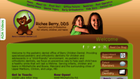 What Berrychildrendental.com website looked like in 2016 (7 years ago)