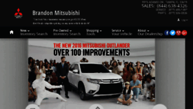What Brandonmitsubishi.com website looked like in 2016 (7 years ago)