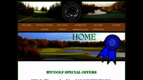 What Btcgolf.com website looked like in 2016 (7 years ago)