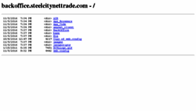 What Backoffice.steelcitynettrade.com website looked like in 2016 (7 years ago)