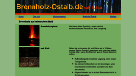 What Brennholz-regional.de website looked like in 2016 (7 years ago)