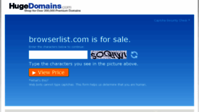 What Browserlist.com website looked like in 2016 (7 years ago)