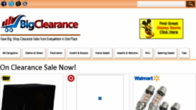 What Bigclearance.com website looked like in 2016 (7 years ago)