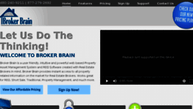 What Brokerbrain.net website looked like in 2016 (7 years ago)
