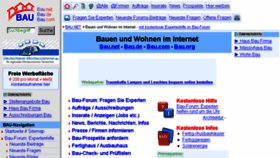 What Bau.de website looked like in 2016 (7 years ago)