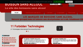 What Boisson-sans-alcool.com website looked like in 2016 (7 years ago)