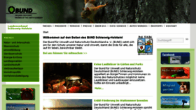 What Bund-sh.de website looked like in 2016 (7 years ago)