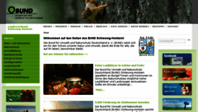 What Bund-sh.de website looked like in 2016 (8 years ago)