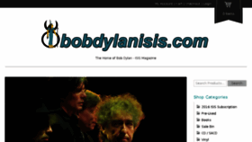 What Bobdylanisis.com website looked like in 2016 (7 years ago)