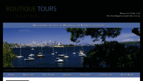 What Boutiquetoursaustralia.com.au website looked like in 2016 (7 years ago)