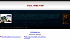 What Biblestudyplans.com website looked like in 2016 (7 years ago)