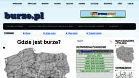 What Burze.pl website looked like in 2016 (7 years ago)