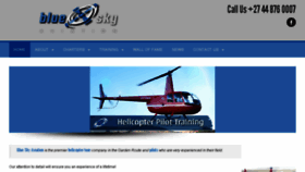 What Blueskyaviation.co.za website looked like in 2016 (7 years ago)