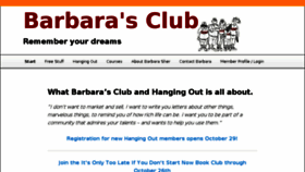 What Barbarasclub.com website looked like in 2016 (7 years ago)