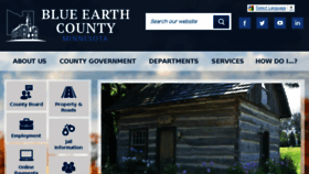 What Blueearthcountymn.gov website looked like in 2016 (7 years ago)
