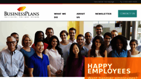 What Businessplansinc.com website looked like in 2016 (7 years ago)