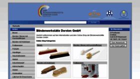 What Blindenwerkstaette-dorsten.de website looked like in 2016 (7 years ago)