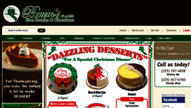 What Baumspastries.com website looked like in 2016 (7 years ago)