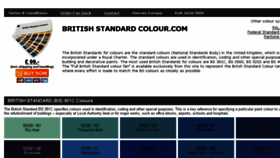 What Britishstandardcolour.com website looked like in 2016 (7 years ago)