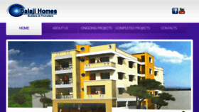 What Balajihomespromoters.com website looked like in 2016 (7 years ago)