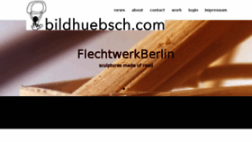 What Bildhuebsch.com website looked like in 2016 (7 years ago)