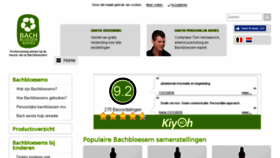 What Bachbloesemadvies.be website looked like in 2016 (7 years ago)