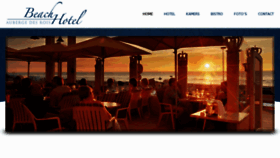 What Beachhotel.be website looked like in 2016 (7 years ago)