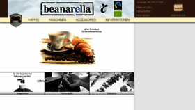 What Beanarella.de website looked like in 2016 (7 years ago)