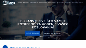 What Billans.net website looked like in 2016 (7 years ago)